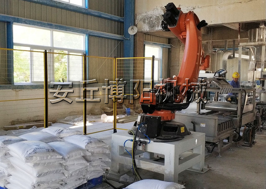 安丘博陽機械片堿自動碼垛機的優點是什么？