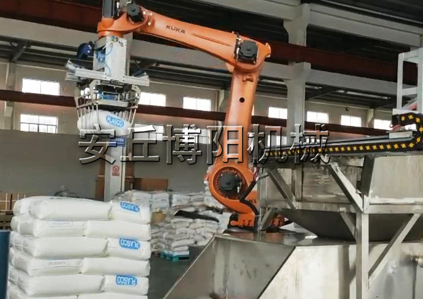 PP顆粒自動拆包機械手的工作流程和優勢是什么？