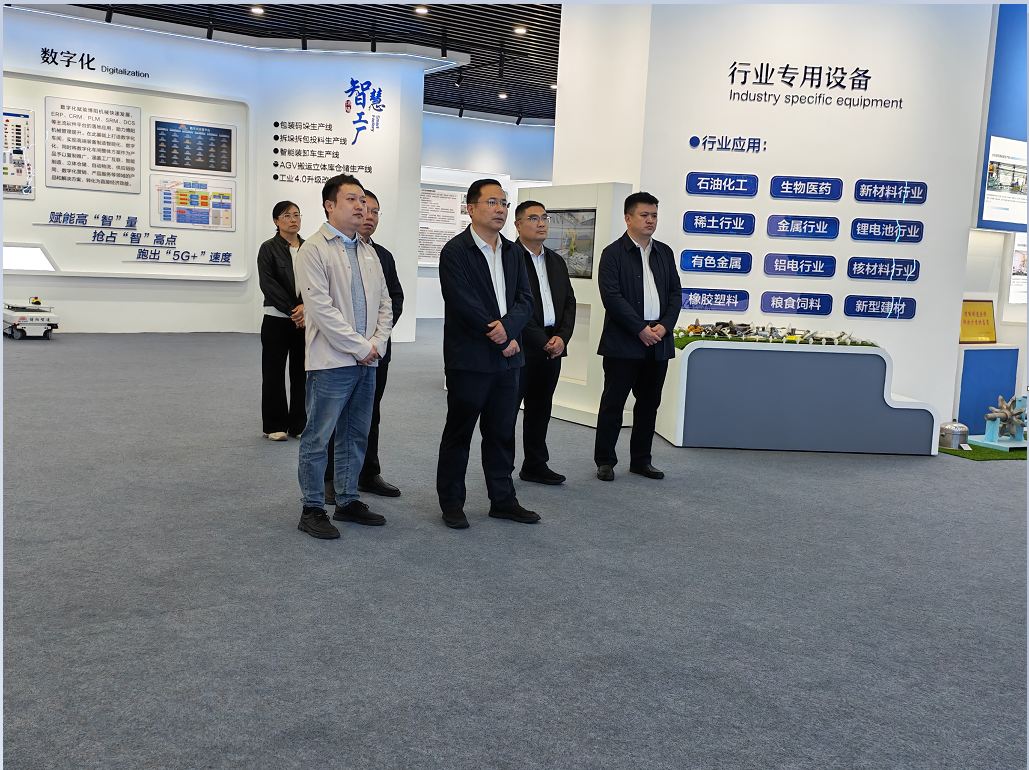 濰坊市委統戰部副部長李全吉一行到博陽機械參觀調研